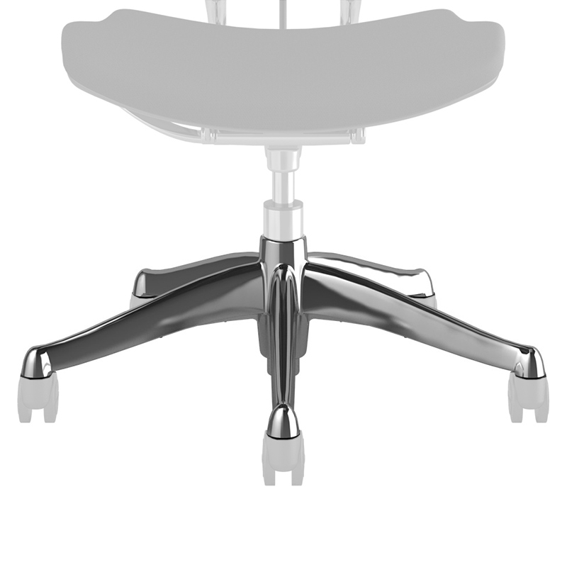 Base de aluminio Freedom, pulida