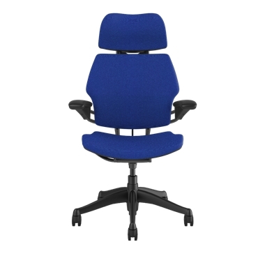 Silla de trabajo Freedom con reposacabezas, Hallingdal 65 0750, armazón en grafito Picture 2