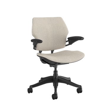 Silla de trabajo Freedom, Elle 0200, armazón en grafito