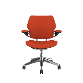 Silla de trabajo Freedom, Oxygen Yarrow, estructura de aluminio pulido con embellecedores grafito, asiento de gel Picture 2