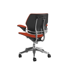 Silla de trabajo Freedom, Oxygen Yarrow, estructura de aluminio pulido con embellecedores grafito, asiento de gel Picture 3