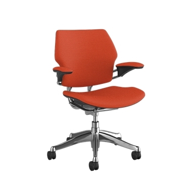 Silla de trabajo Freedom, Oxygen Yarrow, estructura de aluminio pulido con embellecedores grafito, asiento de gel