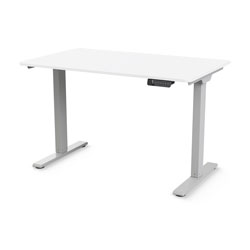 eFloat Go 2.0, 584 mm x 1168 mm tablero de laminado blanco y base plateada