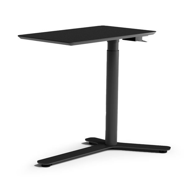 Float Mini, negro carbón - Tapa de madera pintada, base negro carbón