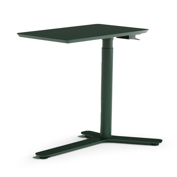Float Mini, verde bosque - Superficie de madera pintada, base verde bosque