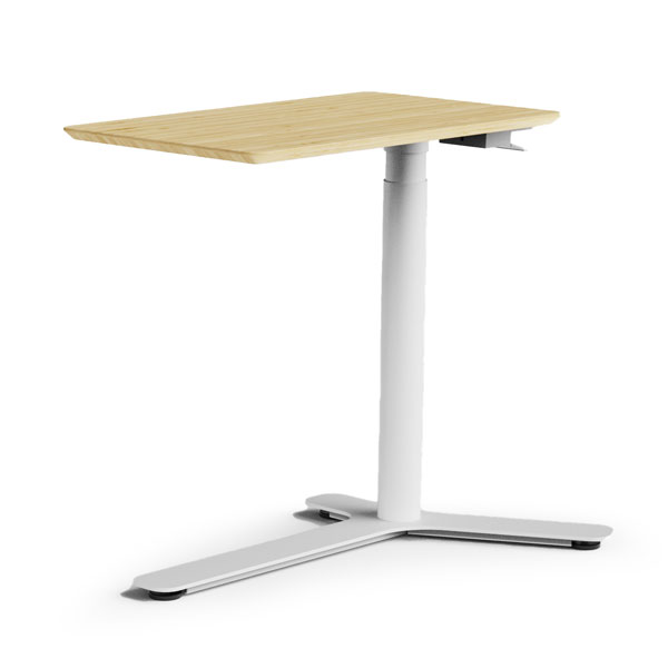 Float Mini, tablero de bambú con base en blanco nube