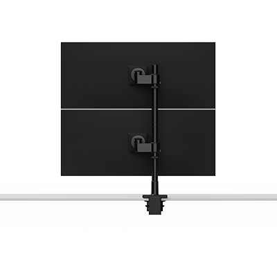 Brazo para monitor doble apilado (uno en uno) M/Flex M8.1, sin links, poste vertical de 30