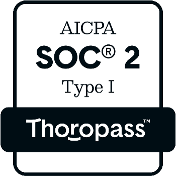 Logo for SOC 2 Type 1 compliance